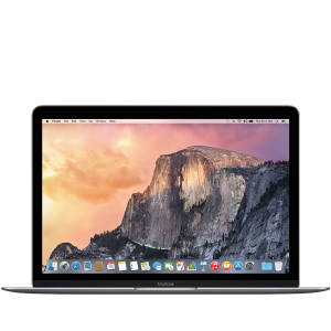 Laptop Apple MacBook Air Model A1534 Intel Core M 8GB DDR3 256GB HDD Intel HD Graphics 5300 Gray