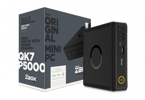 ZOTAC ZBOX QK7P3000, i7-7700T, QUADRO P3000 6G, 2x DDR4 SODIMM, 4x M2 PCIe/SATA