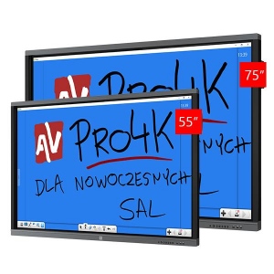 SET: 1x Avtek Touchscreen 55 Pro4K + 1x Avtek TouchScreen 75 Pro4K
