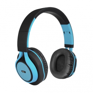 ART Bluetooth Headphones with microphone OI-E1B black/blue