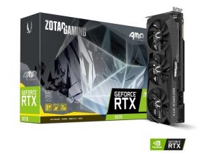 Placa Video ZOTAC GAMING GeForce RTX 2070 AMP Extreme Edition, 8GB GDDR6
