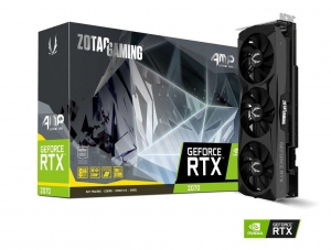 Placa Video ZOTAC GAMING GeForce RTX 2070 AMP Extreme Core Edition, 8GB GDDR6